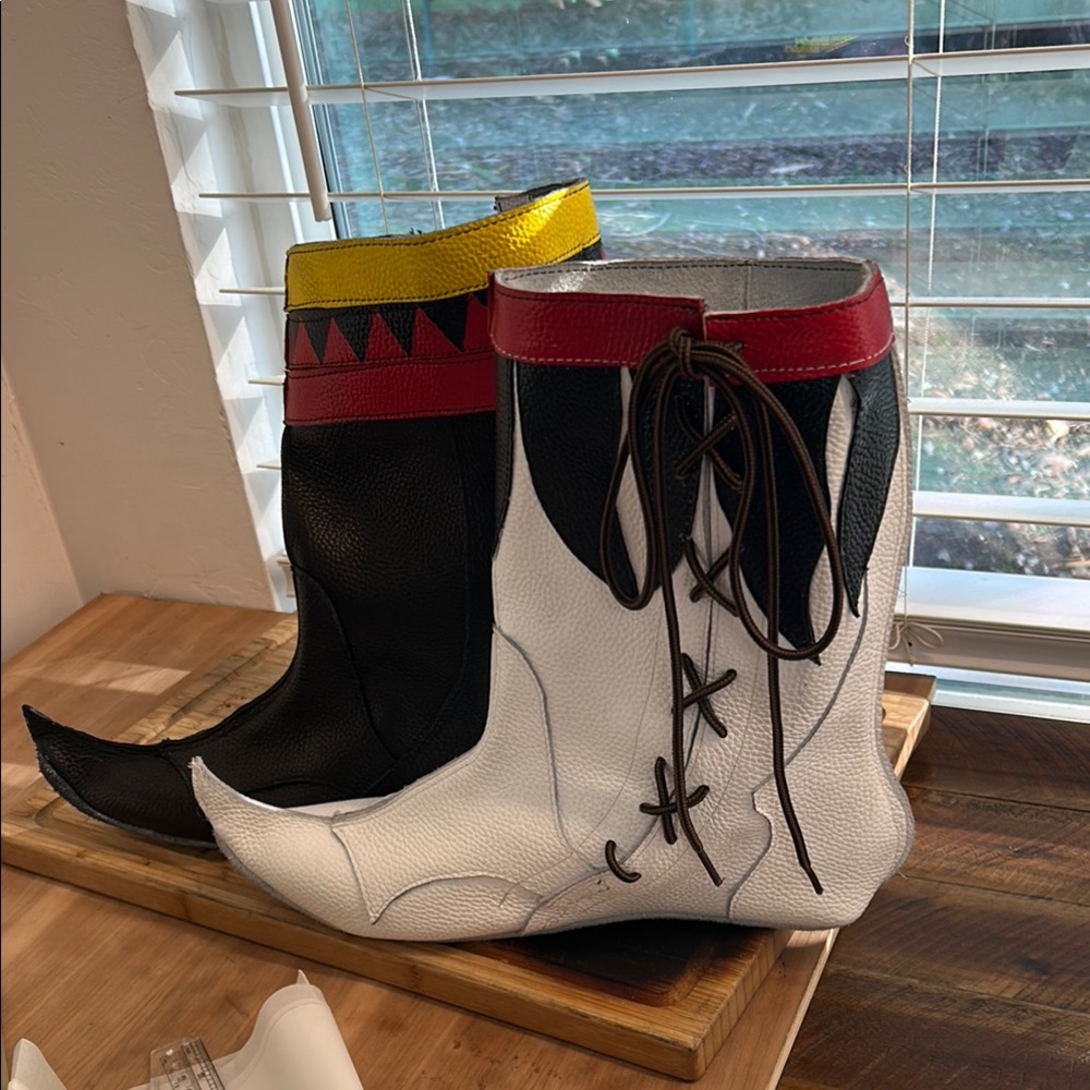 Colorful Women's Lace-Up Boots